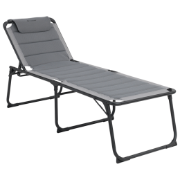 Chaise longue Outwell Samoa girs Grey