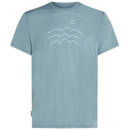 T-shirt fonctionnel homme Icebreaker Merino Blend 125 Cool-Lite™ Sphere SS Tee Across the Peaks
