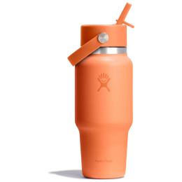 Mug isotherme Hydro Flask Wide Flex Straw Travel Bottle 24 Oz orange nectar orange