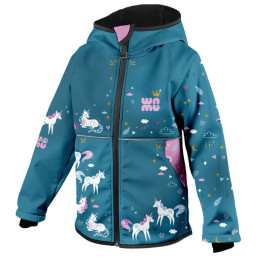 Veste enfant WAMU Jednorožci bleu