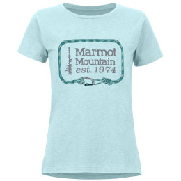 T-shirt femme Marmot Wm's Ascender Tee SS bleue CorydalisBlueHeather
