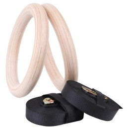Equipement de fitness YY VERTICAL Gym Rings brun