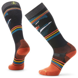 Chaussettes de ski Smartwool Snowboard Tc Piste Machine Otc noir / orange Black