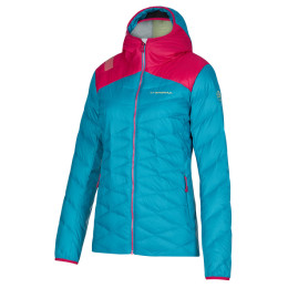 Veste femme La Sportiva Deimos Down Jkt W bleu / rose Crystal/Cerise