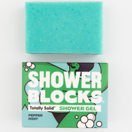 Gel douche Shower Blocks Solid Shower Gel - Pepper Mint vert