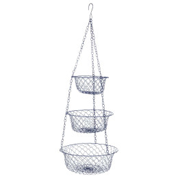 Organiseur Bo-Camp Hanging baskets 3-level bleu metal blue