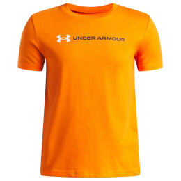 T-shirt fonctionnel enfant Under Armour UA B Logo Wordmark SS Outrageous Orange