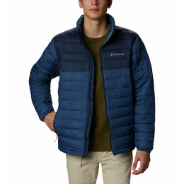 Veste homme Columbia Powder Lite Jkt bleu foncé Night Tide, Collegiate Navy