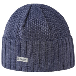 Bonnet laine mérinos Kama A 199 bleu foncé navy
