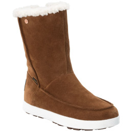 Bottes femme Jack Wolfskin Auckland Wt Texapore Boot H W brun DesertBrown/White