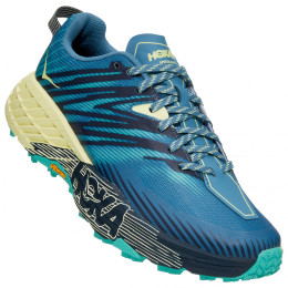 Chaussures de running femme Hoka Speedgoat 4 Wide bleu / jaune ProvincialBlue/LuminaryGreen