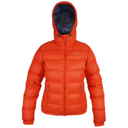 Doudoune femme Warmpeace Brenta orange / bleu mandarine/navy