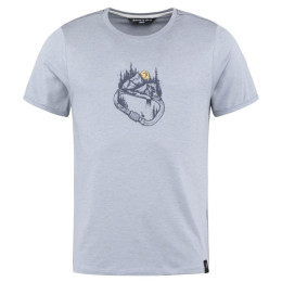T-shirt homme Chillaz Solstein Carabiner Forest bleu clair Grey Blue Melange