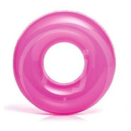 Anneau Intex Transparent Tubes 59260NP rose Pink