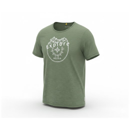 T-shirt homme Devold Active Explore Tee Man vert Forest