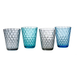 Jeu de verres Brunner Diamond Set bleu / gris