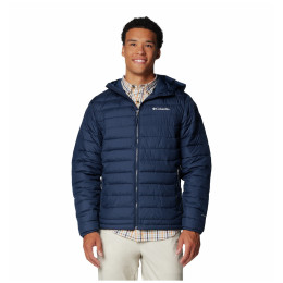 Veste homme Columbia Powder Lite™ II Hooded Jacket bleu foncé Collegiate Navy