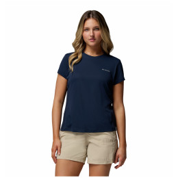 T-shirt femme Columbia Zero Rules™ Light SS Crew bleu foncé Collegiate Navy