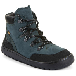 Chaussures barefoot toutes saisons pour enfant Frodo Barefoot Up Trail Tex Petroleum vert - bleu petroleum