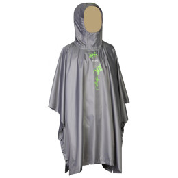 Poncho enfant Boll Kids gris / vert Lizards shale