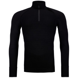 Sweatshirt fonctionnel homme Ortovox 230 Competition Zip Neck vert BlackRaven