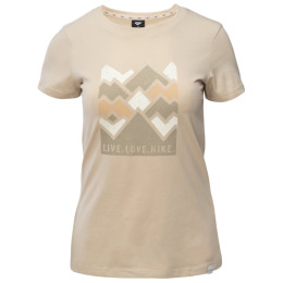 T-shirt femme Hi-Tec Lady Aldys beige PEYOTE