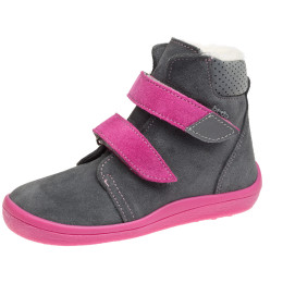 Chaussures barefoot pour enfant Beda Isabel Grey/Pink
