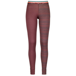 Sous-vêtements fonctionnels femme Ortovox 185 Rock'N'Wool Long Pants W rose mountain rose