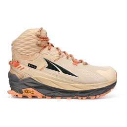 Bottes randonnée femme Altra Olympus 5 Hike Mid Gtx beige Sand
