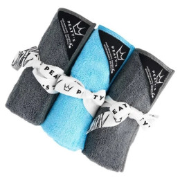 Chiffon de nettoyage Peaty´s Bamboo Bicycle Cleaning Cloths bleu / gris