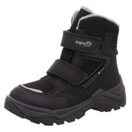 Bottes d'hiver enfant Superfit Snow Max Schwarz/Grau gris foncé Schwarz/Grau