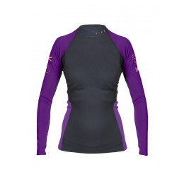 T-shirt fonctionnel femme Hiko Symbio e. W L/S Top violet