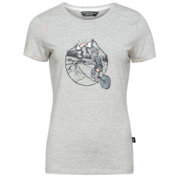 T-shirt femme Chillaz Saile Homo Mons Velo gris claire grey melange