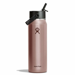 Thermos Hydro Flask 32 Oz Lightweight Wide Flex Straw Cap rose Quartz