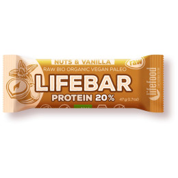 Barre Lifefood Lifefood Kakaové boby a vanilka RAW BIO 40 g