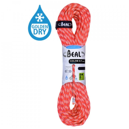 Corde d'escalade Beal Ice Line 8,1 mm (50 m) orange ORANGE