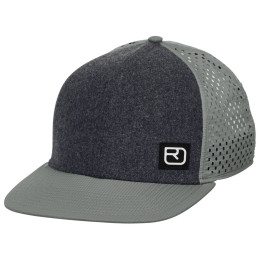 Casquette Ortovox Logo Air Trucker Cap gris / vert Green Sage