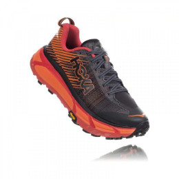 Chaussures de running hommes Hoka Evo Mafate 2 noir / orange Black/PoppyRed