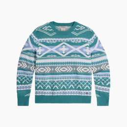 Pull femme Royal Robins W Westlands Pullover bleu / blanc Mineral Htr Acacia Pt
