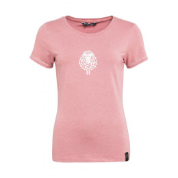 T-shirt femme Chillaz Saile Sheep rose peach blossom melange