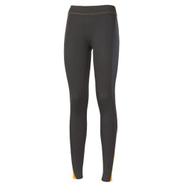 Leggings femmes Progress Nadine noir / orange