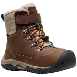Bottes d'hiver enfant Keen Kanibou Wp Children brun / gris dark earth/roasted pecan