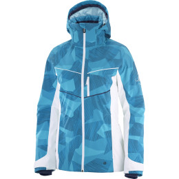 Veste femme Salomon Brilliant W bleu / blanc BarrierReef