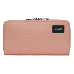 Portefeuille Pacsafe RFIDsafe Continental Wallet rose rose