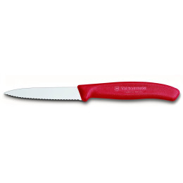 Couteau légumes Victorinox vlnitý 8 cm rouge