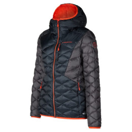 Veste femme La Sportiva Pinnacle Down Jkt W noir / rouge Black/Cherry Tomato