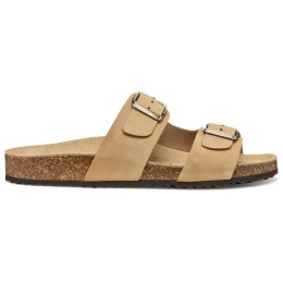 Pantoufles femme Geox D Brionia jaune / brun LT TAUPE