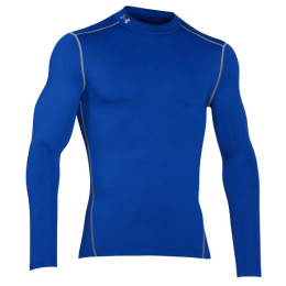 T-shirt fonctionnel homme Under Armour CG Armour Mock bleue Royal//Steel
