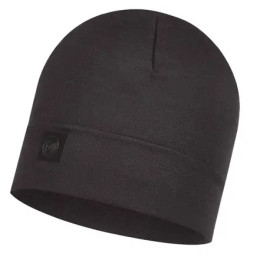 Bonnet Buff HW Merino Wool Hat vert SolidBlack