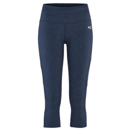 Leggings 3/4 femme Kari Traa Julie High W Capri bleue Marin